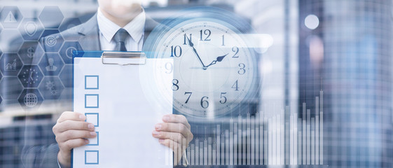 Concept planning of operating business process.