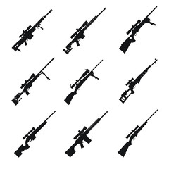 Firearms Silhouettes Pack