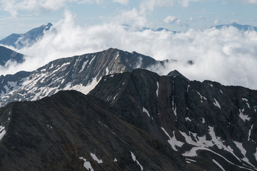 Foggy Morning in Colorado Mountains
