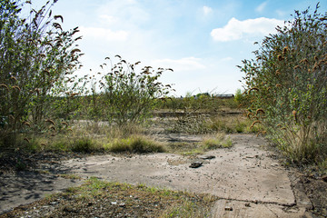 Derelict site of former engineering and metal processing complex, UK