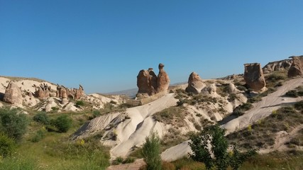 Fototapeta premium Cappadocia - the historical name of the area in the east of Asia Minor in the territory of modern Turkey