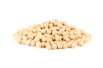 Corn balls isolated on white background