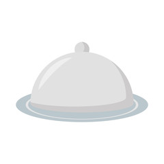 Isolated kitchen plate design