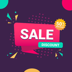 Special offer sale tag discount symbol retail sticker sign price isolated modern graphic style illustration.