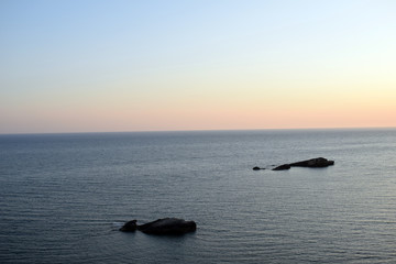 Obraz premium Sea at sunset