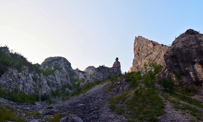 the Intregalde gorges Romania