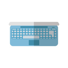 Isolated laptop vector design