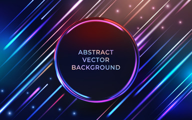 Abstract glowing striped background