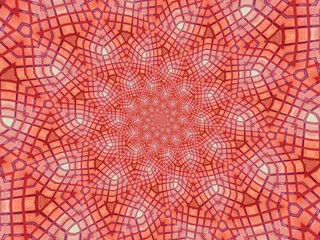 Colorful digital graphic kaleidoscope symmetry mandala style in laser light trial pattern, Tie Dye , spiderweb art abstract background for art projects, banner, business,   card, 3D, template