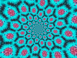 Colorful digital graphic kaleidoscope symmetry mandala style in laser light trial pattern, Tie Dye , spiderweb art abstract background for art projects, banner, business,   card, 3D, template