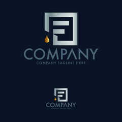 Creative Letter F Logo Design Template
