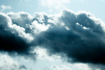 Sky clouds cirrus clouds on a blue background