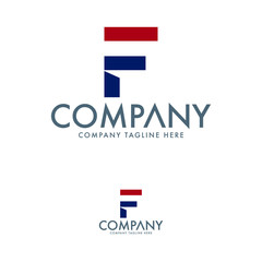Creative Letter F Logo Design Template