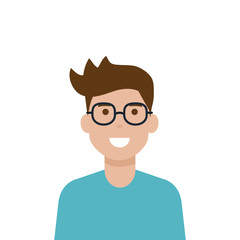 Isolated avatar man vector design