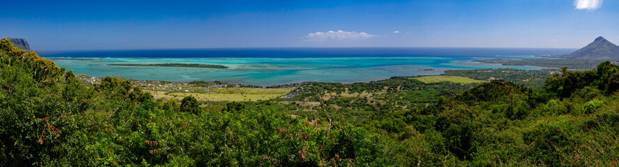 Le morne Tamarin Viewpoint located in the Black River Gorges National Park, Mauritius