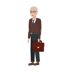 Grandfather cartoon vector design