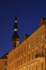 Obraz premium Townhouse in Tallinn. Estonia