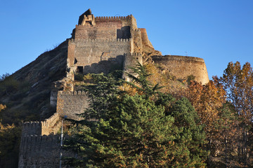 Fototapeta premium Goris Tsikhe fortress in Gori. Shida Kartli mkhare. Georgia