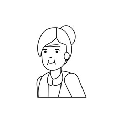 Grandmother cartoon vector design