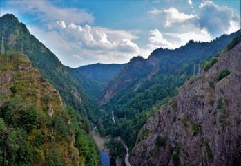 Fototapeta premium summer landscape of the Fagaras mountains