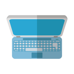 Isolated laptop vector design