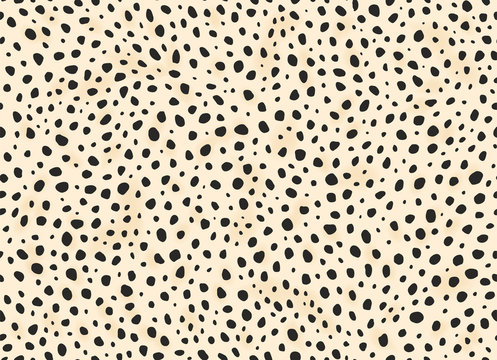 Cheetah print. Vector seamless pattern.