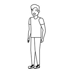 Isolated avatar man vector design