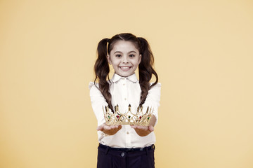 Beautiful princess. Just best. Princess life. Symbol of luxury. Small princess. Queen of class....