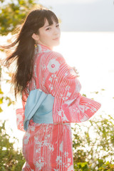 浴衣の女性