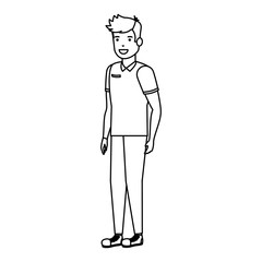 Isolated avatar man vector design