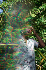 summer vibe fashionable male model