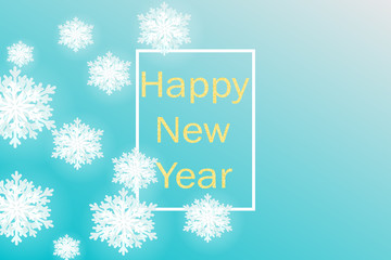 Happy New Year 2020. Christmas banner