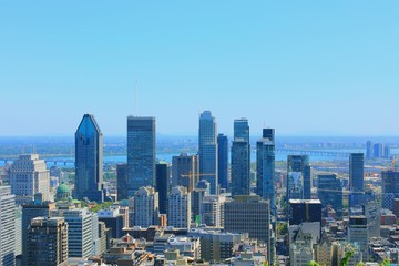 Fototapeta na wymiar Panorama de Montréal - Canada