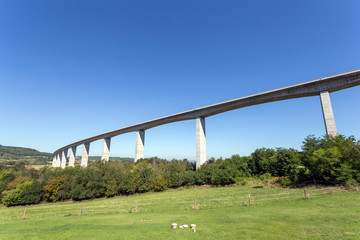 Fototapeta premium Koroshegy Viaduct near the lake Balaton in Hungary.