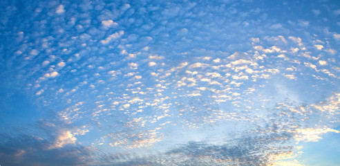 blue sky with cloud in bright morning.