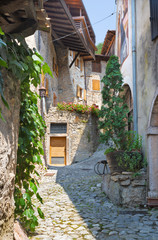 Canale di Teno - The ailsle in the little rural mountain village near Lago di Teno lake.