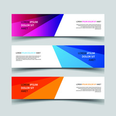 Fototapeta premium Vector Abstract design banner web template