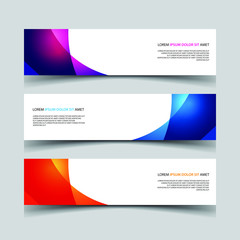 Fototapeta premium Vector Abstract design banner web template