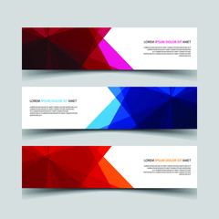 Fototapeta premium Vector Abstract design banner web template