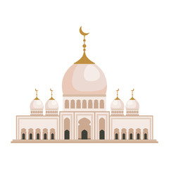taj mahal mosque building icon