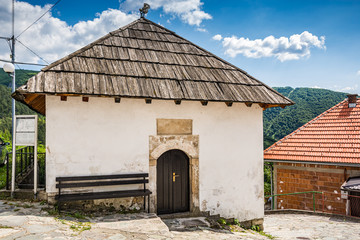 Fototapeta na wymiar Women mosque - Dizdareva dzamija - in Jajce, Bosnia and Herzegovina