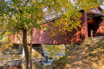 Covered Bridge over Rocky River