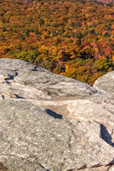 Rocky Overlook with Autumn Foliage