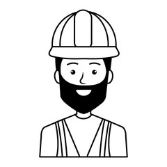 builder constructor with helmet character