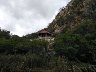 house in the mountains