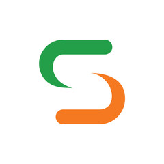 letter s logo design template