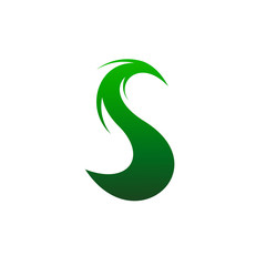 letter s logo design template