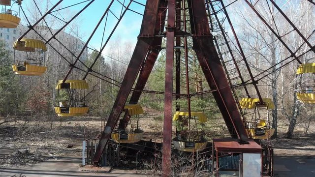 Chernobyl shoots from ground and above,
Star Wormwood, Kopachi village and check it's kindergarten,  new sarcophagus of Reactor #4 , Red Forest and Pripyat road sign, swimming pool, Duga 3