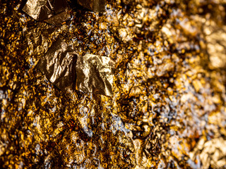 gold texture, Buddhism in Thailand