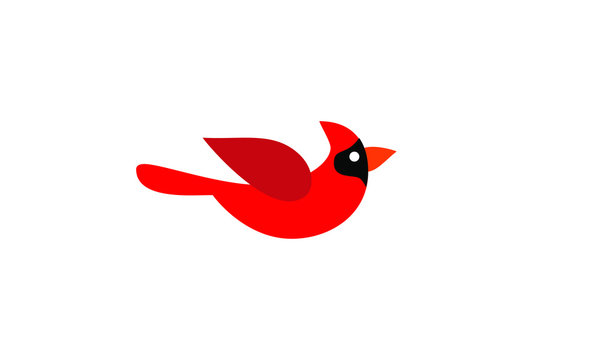 recommend clip art: set of cardinal bird red logo icon designs vector illustration